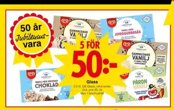 Matöppet GB Glace Gräddglass erbjuda