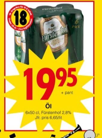 Matöppet Fürstenhof Öl erbjuda