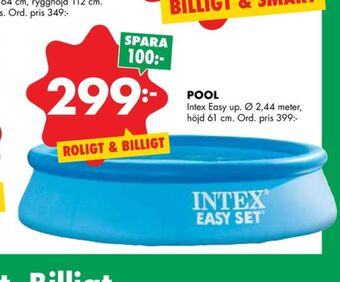 ÖoB Intex Pool erbjuda
