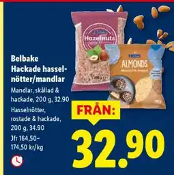 Lidl Belbake Hackade hasselnötter/mandlar erbjuda