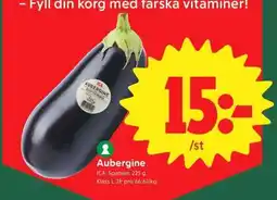 ICA Supermarket Aubergine erbjuda
