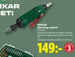 Lidl PARKSIDE Slipverktyg, tryckluft erbjuda