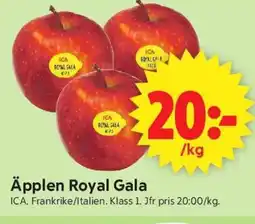 ICA Supermarket ÄPPLEN ROYAL GALA erbjuda