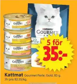 ICA Supermarket Kattmat Gourmet Perle, Gold erbjuda