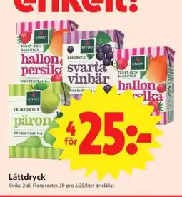 ICA Supermarket Lättdryck erbjuda