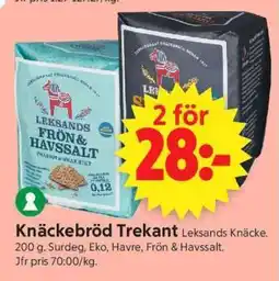 ICA Supermarket Knäckebröd trekant erbjuda