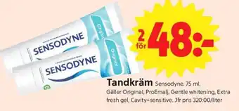 ICA Supermarket TANDKRÄM Sensodyne erbjuda