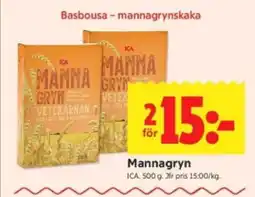 ICA Supermarket Mannagryn erbjuda