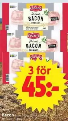 ICA Supermarket BACON erbjuda