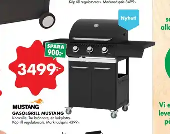 ÖoB Mustang Gasolgrill erbjuda