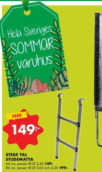 ÖoB Studsmatta tillbehör erbjuda