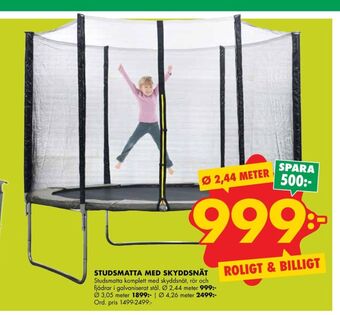 ÖoB Studsmatta/trampolin erbjuda