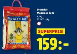 Lidl Sevan Ris Mahmood Sella erbjuda