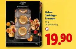Lidl Deluxe Smördegs- krustader erbjuda