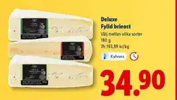 Lidl Deluxe Fylld brieost erbjuda