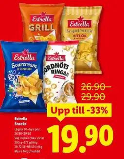 Lidl Estrella Snacks erbjuda