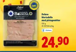 Lidl Deluxe Mortadella med pistagenötter erbjuda