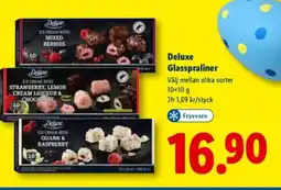 Lidl Deluxe Glasspraliner erbjuda