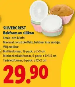 Lidl SILVERCREST Bakform av silikon erbjuda