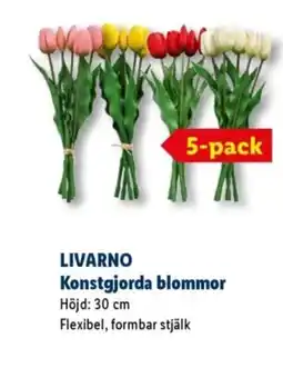 Lidl LIVARNO Konstgjorda blommor erbjuda
