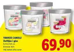 Lidl YANKEE Candle Doftljus i glas erbjuda