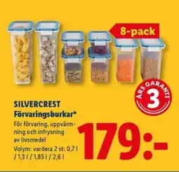 Lidl SILVERCREST Förvaringsburkar erbjuda