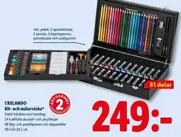 Lidl CRELANDO Rit- och målarväska erbjuda