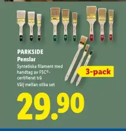 Lidl PARKSIDE Penslar erbjuda