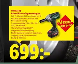 Lidl PARKSIDE Batteridriven slagskruvdragare erbjuda