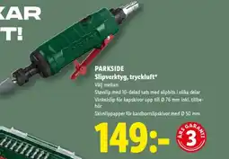 Lidl PARKSIDE Slipverktyg, tryckluft erbjuda