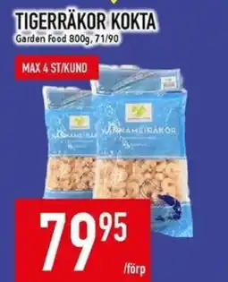 Matdax Tigerrakor kokta erbjuda