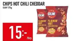 Matdax OLW Chips hot chili cheddar erbjuda