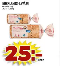 Matdax Polarbröd Norrlands-leväjn erbjuda