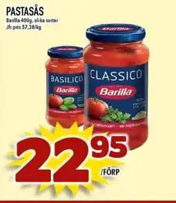 Matdax Barilla Pastasås erbjuda