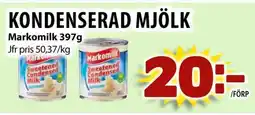Matvärlden Tensta Markomilk Kondenserad mjölk erbjuda