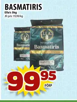 Matvärlden Tensta Ella's Basmatiris erbjuda