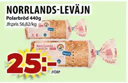 Matvärlden Tensta Polarbröd Norrlands-leväjn erbjuda