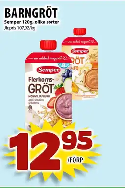 Matvärlden Tensta Semper Barngröt erbjuda