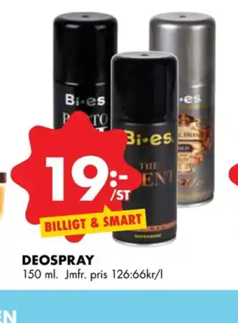 ÖoB Bi-es Deodorant erbjuda