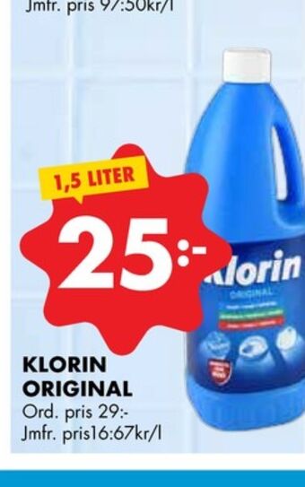 ÖoB Klorin Rengöringsmedel erbjuda