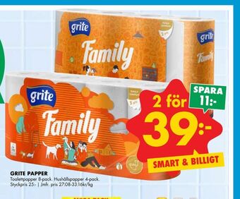ÖoB Family Toalettpapper erbjuda