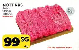 Matrix Butikerna Nötfärs erbjuda