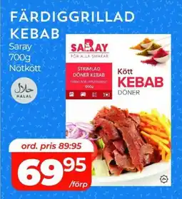 Matrix Butikerna SARAY Färdiggrillad kebab erbjuda