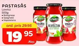 Matrix Butikerna LOWICZ Pastasås erbjuda
