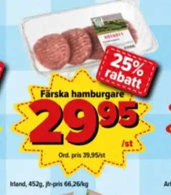 Östenssons Hamburgare erbjuda