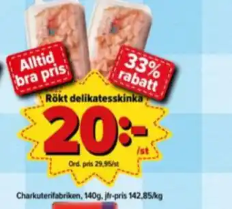 Östenssons Charkuterifabriken Skinka erbjuda