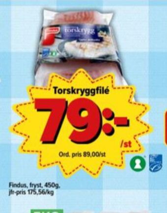 Östenssons Findus Torskfilé erbjuda