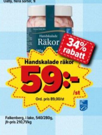 Östenssons Falkenberg Seafood Räkor erbjuda