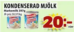 Matvärlden Tensta KONDENSERAD MJÖLK erbjuda