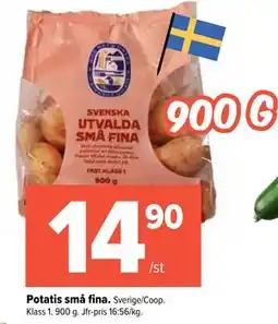 Coop Extra Potatis små fina erbjuda
